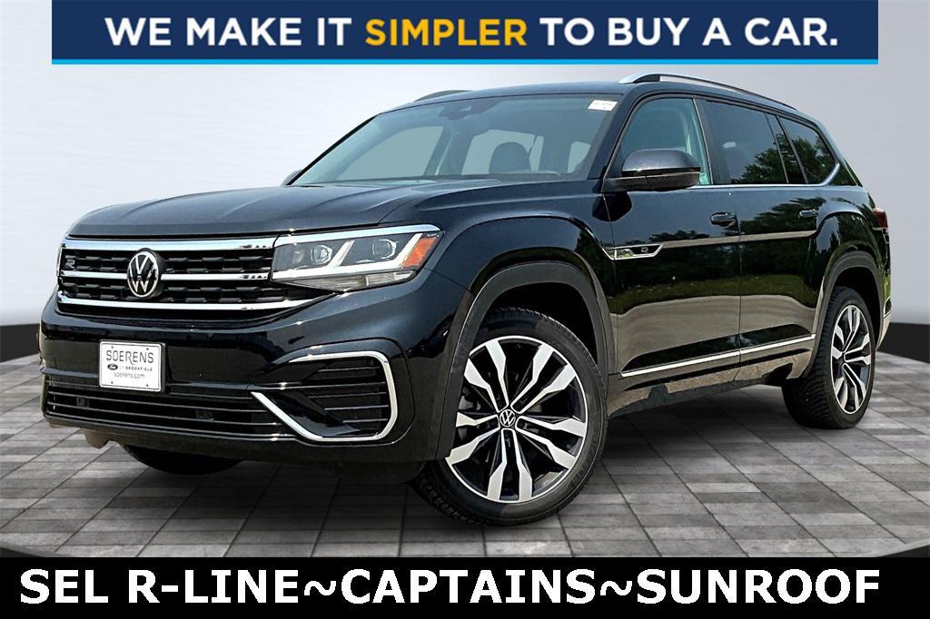 used 2021 Volkswagen Atlas car, priced at $27,000