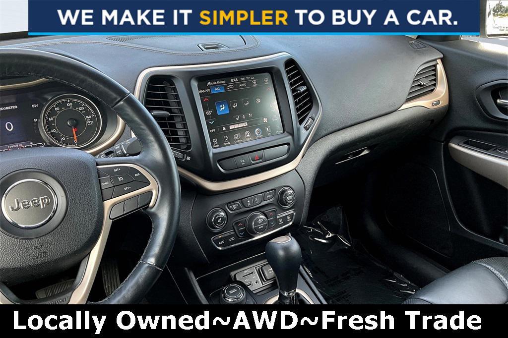 used 2018 Jeep Cherokee car, priced at $13,500