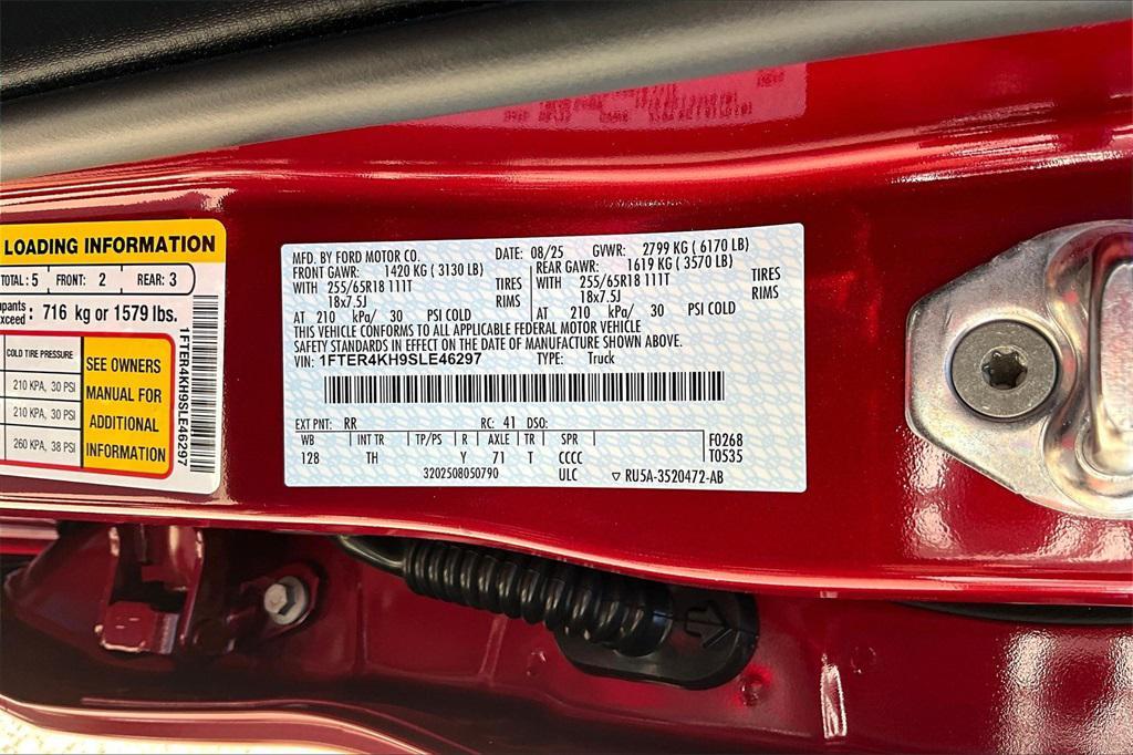 new 2025 Ford Ranger car, priced at $50,205