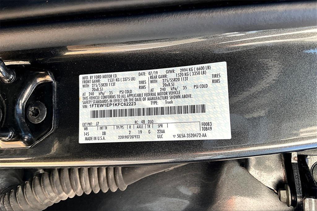 used 2019 Ford F-150 car, priced at $29,000
