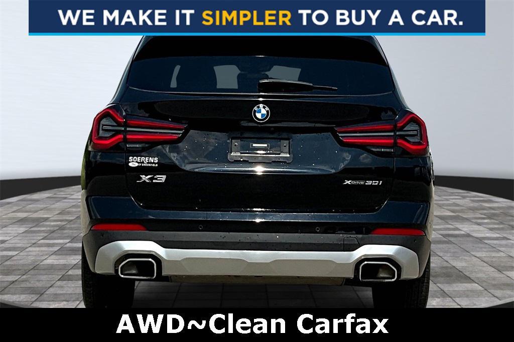 used 2023 BMW X3 car, priced at $32,700