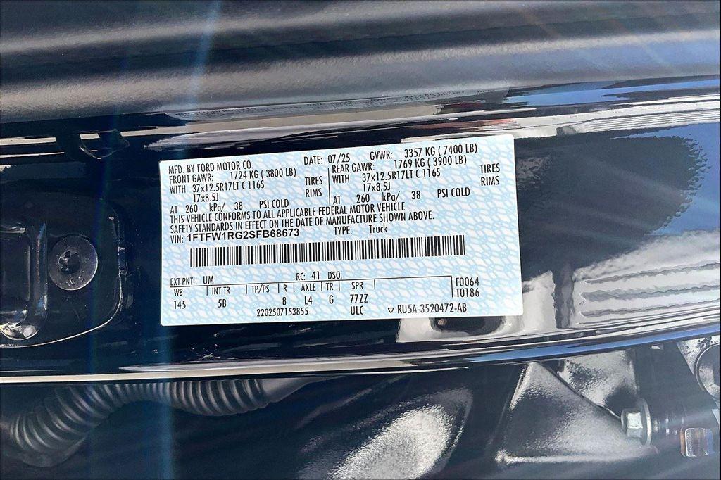 new 2025 Ford F-150 car, priced at $93,570