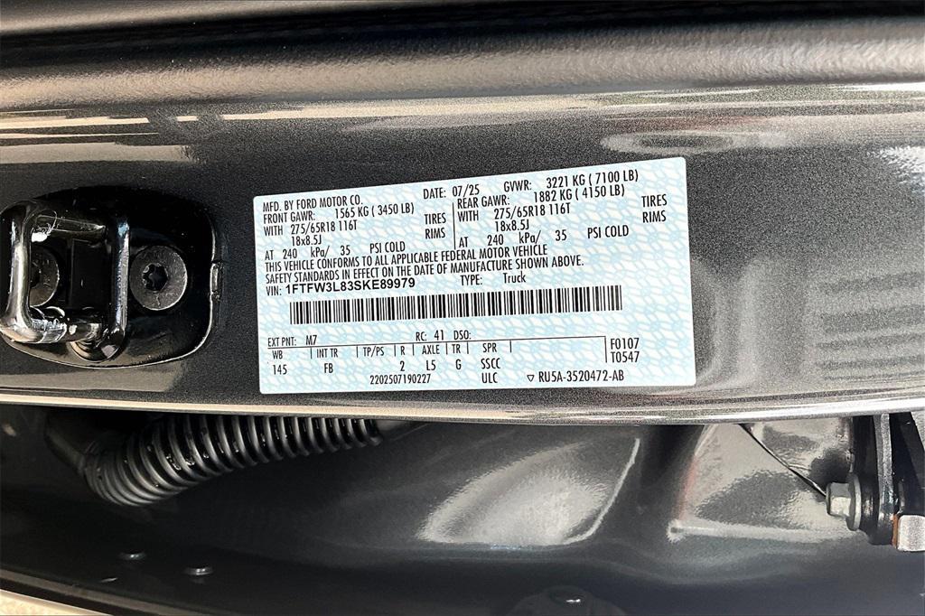 new 2025 Ford F-150 car, priced at $60,296