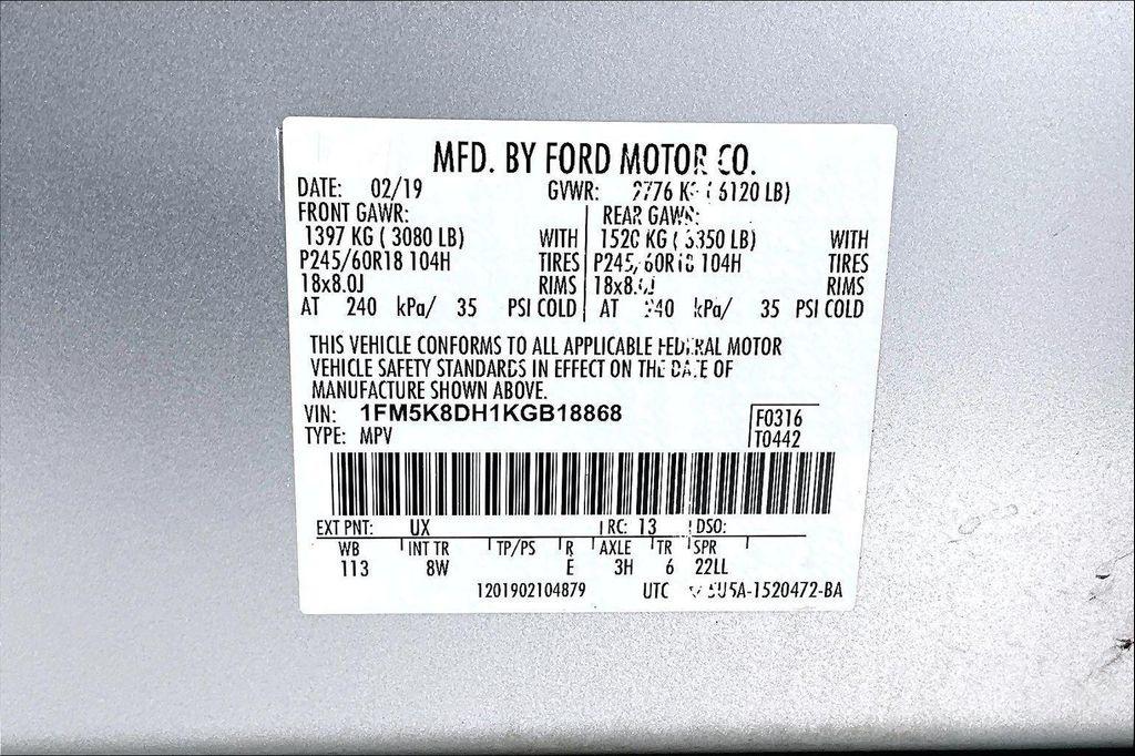 used 2019 Ford Explorer car, priced at $20,991