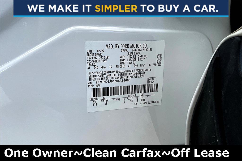 used 2022 Ford Edge car, priced at $27,500