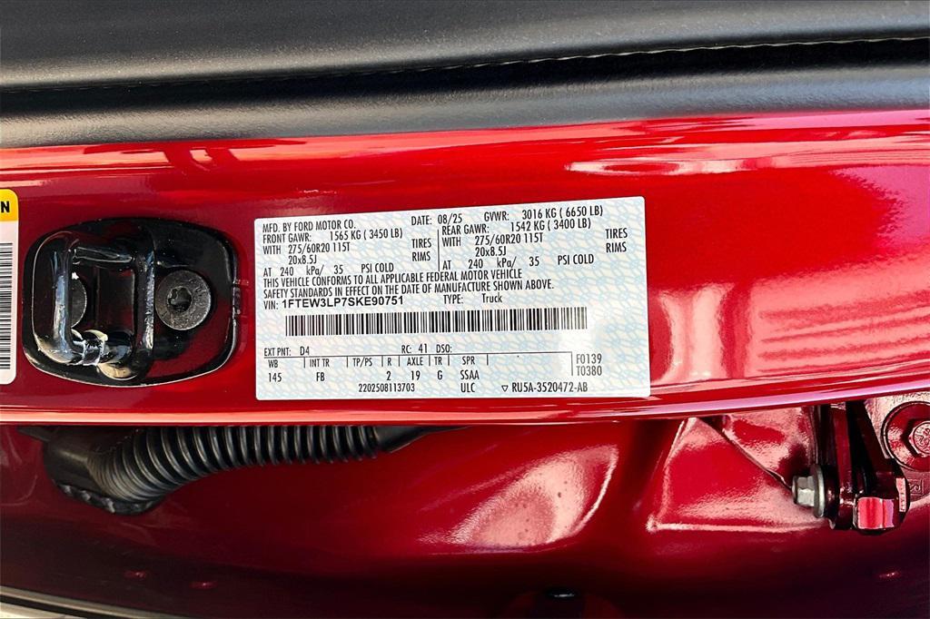 new 2025 Ford F-150 car, priced at $56,782