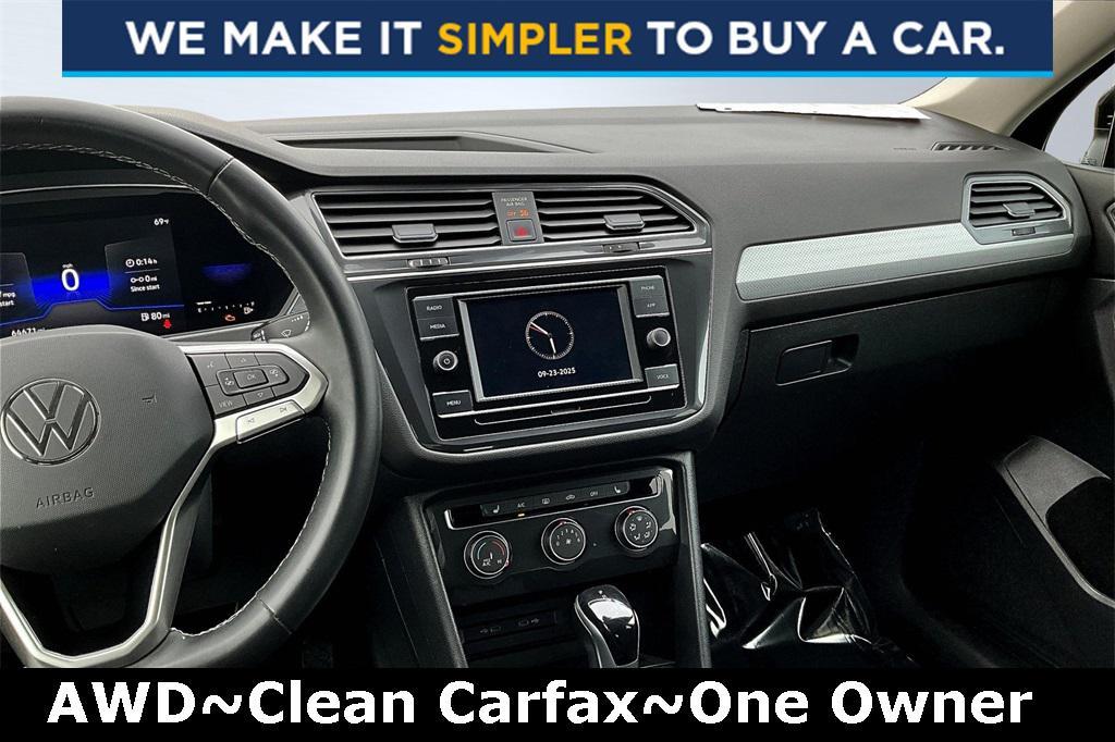 used 2022 Volkswagen Tiguan car, priced at $21,000