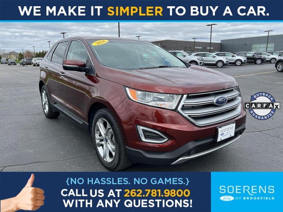 used 2016 Ford Edge car, priced at $18,799