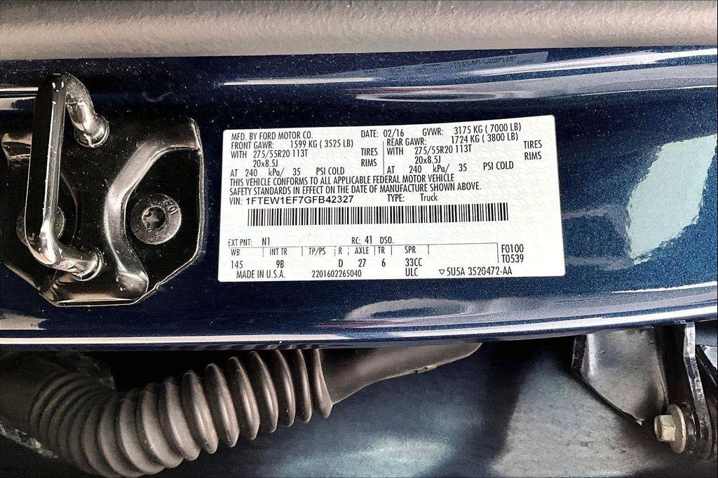 used 2016 Ford F-150 car, priced at $22,000