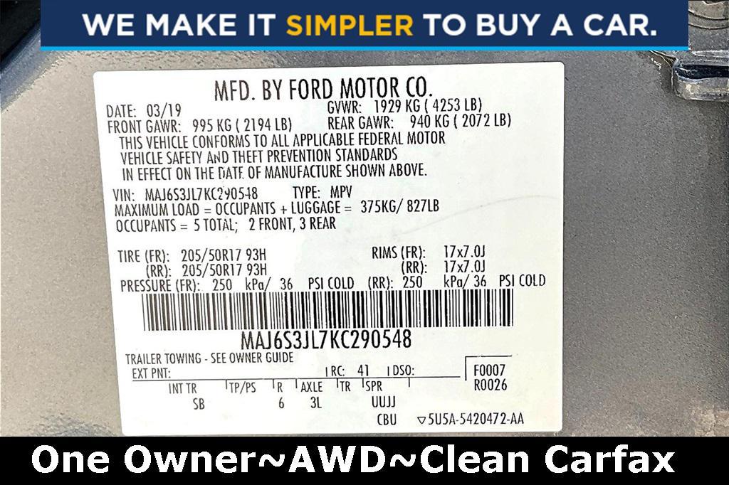 used 2019 Ford EcoSport car, priced at $14,500