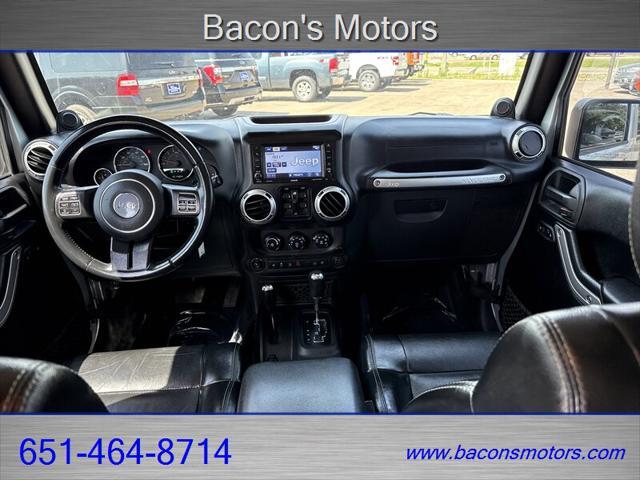 used 2012 Jeep Wrangler Unlimited car, priced at $14,995