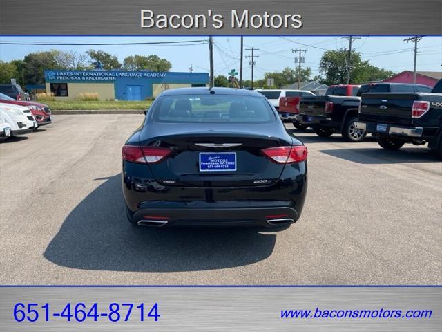 used 2016 Chrysler 200 car, priced at $10,995