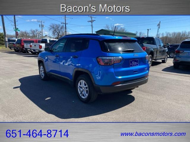 used 2018 Jeep Compass car, priced at $13,495