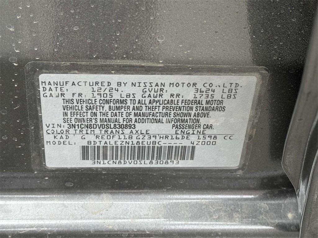 new 2025 Nissan Versa car, priced at $21,945