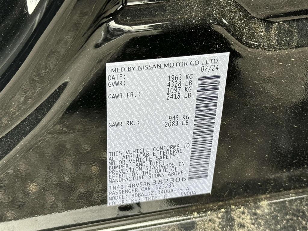 new 2024 Nissan Altima car, priced at $27,840