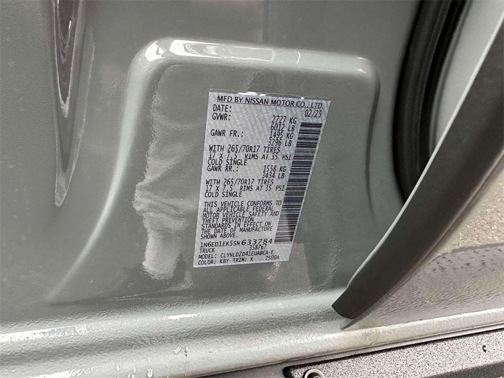 new 2025 Nissan Frontier car, priced at $48,635