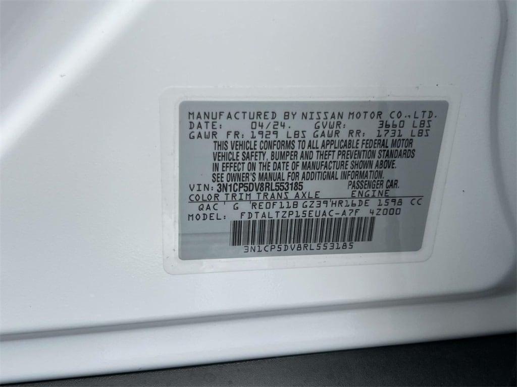 used 2024 Nissan Kicks car, priced at $23,497
