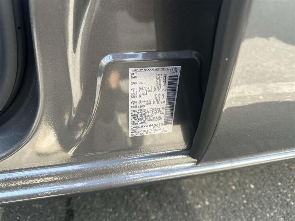 new 2025 Nissan Frontier car, priced at $41,755