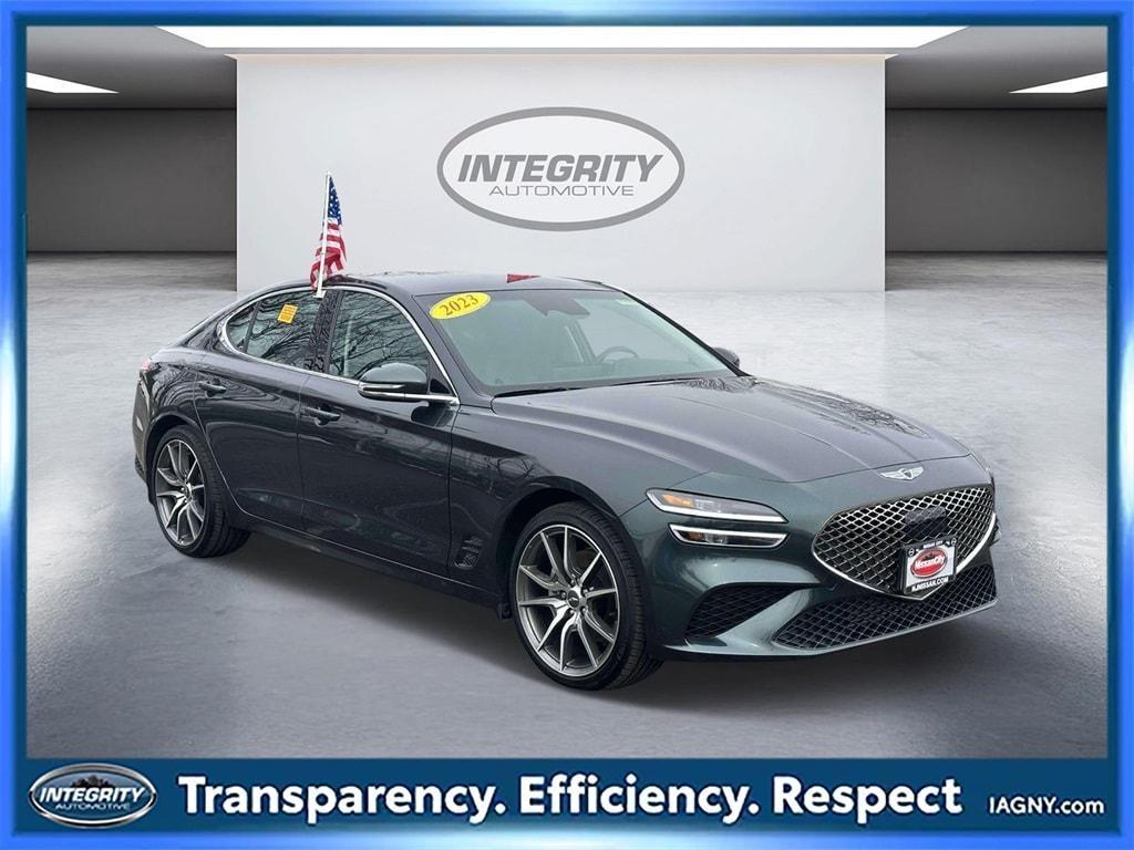 used 2023 Genesis G70 car, priced at $35,787