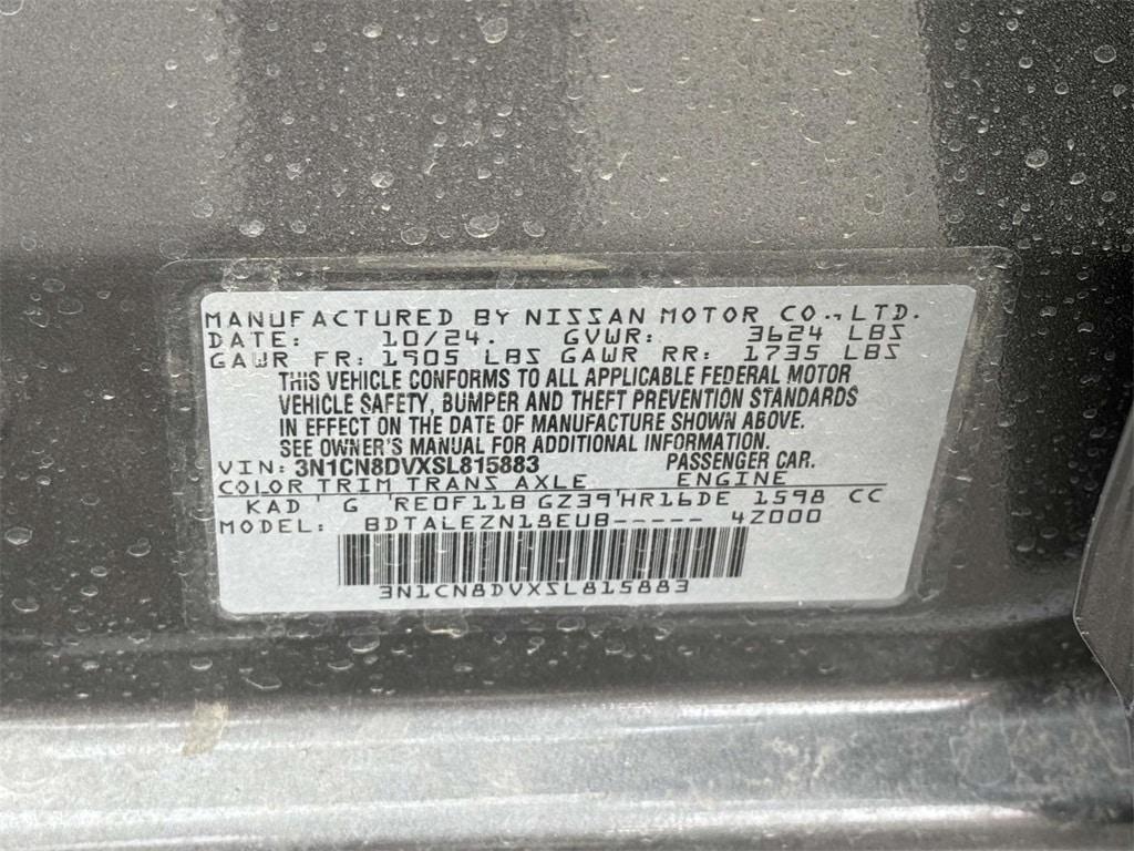 new 2025 Nissan Versa car, priced at $20,695