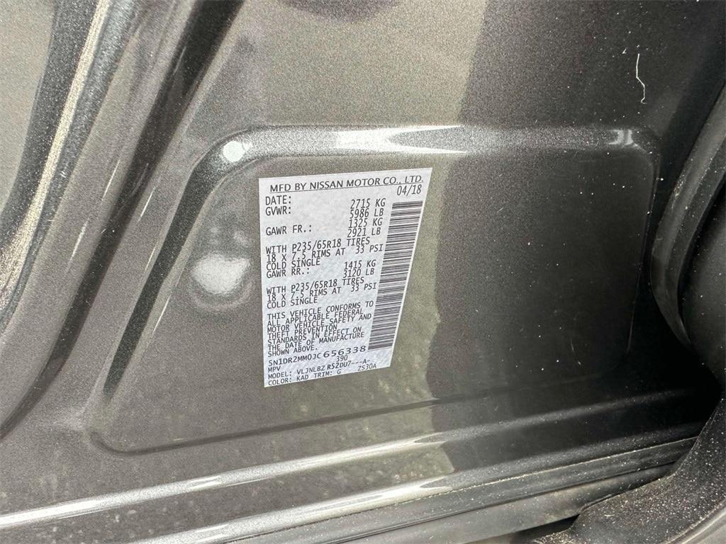 used 2018 Nissan Pathfinder car, priced at $15,050