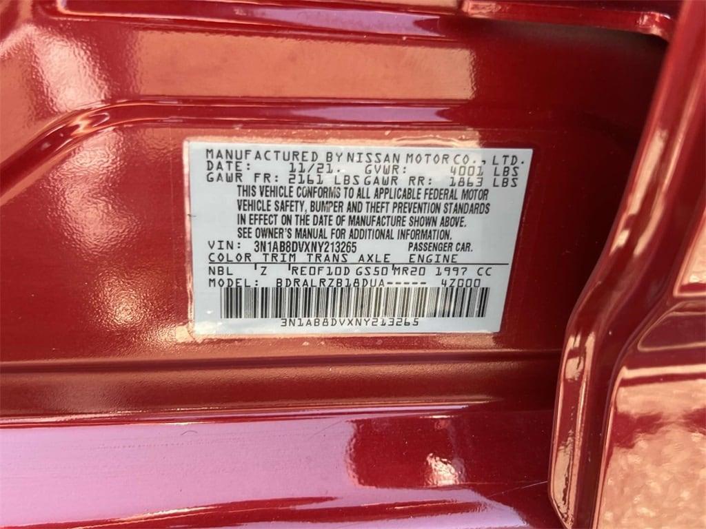 used 2022 Nissan Sentra car, priced at $18,888