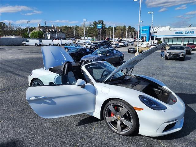 used 2018 Porsche 718 Boxster car, priced at $47,000
