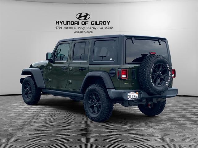 used 2021 Jeep Wrangler Unlimited car, priced at $30,995