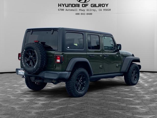 used 2021 Jeep Wrangler Unlimited car, priced at $30,995