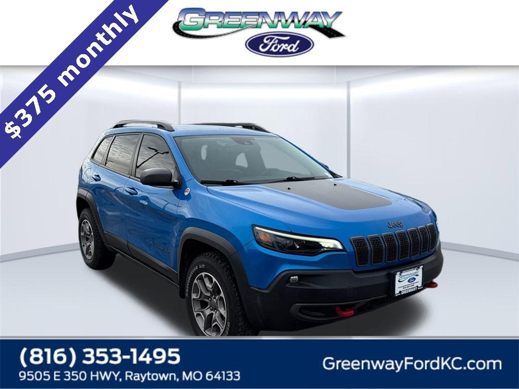 used 2021 Jeep Cherokee car, priced at $24,490