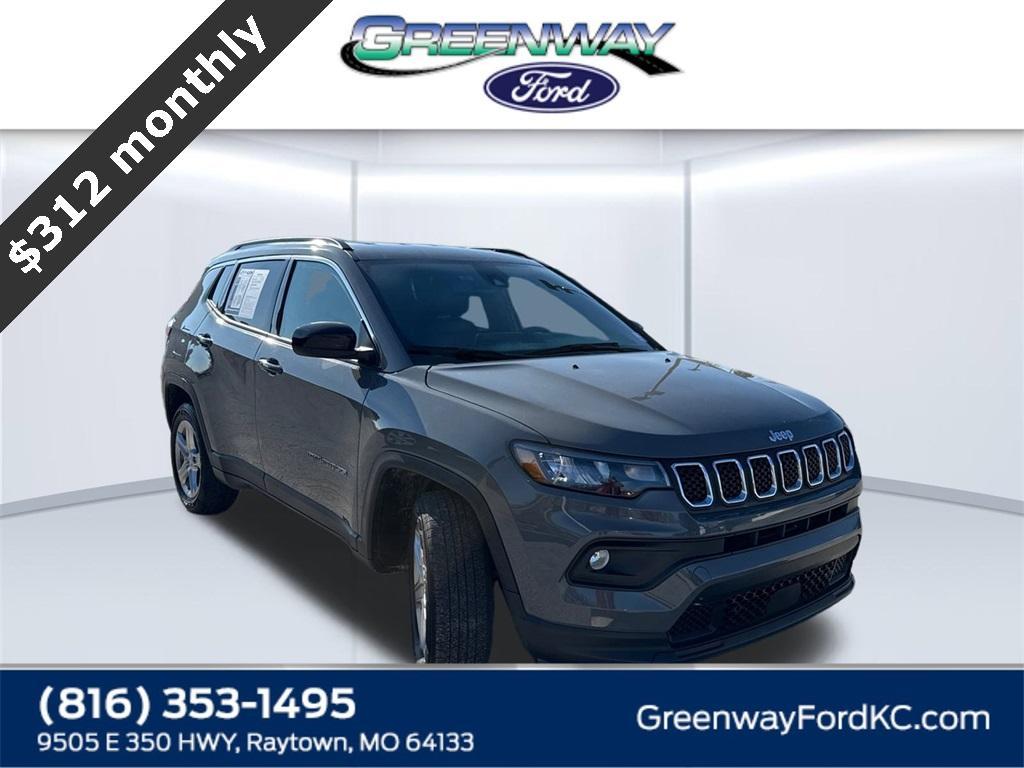 used 2023 Jeep Compass car, priced at $18,690