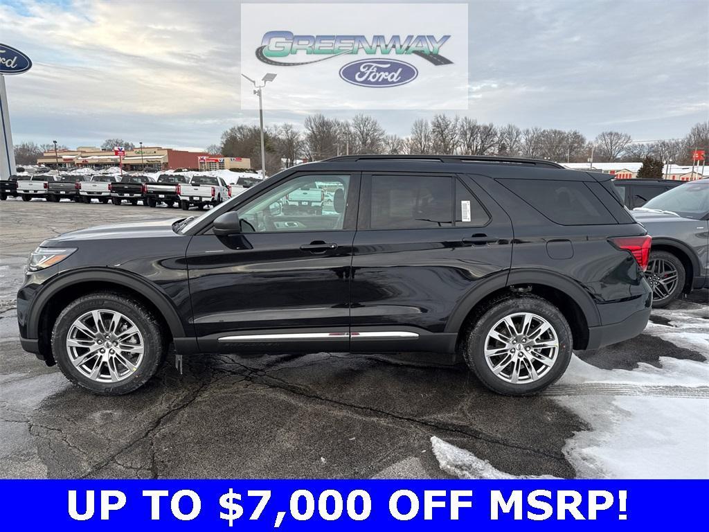 new 2025 Ford Explorer car, priced at $45,500