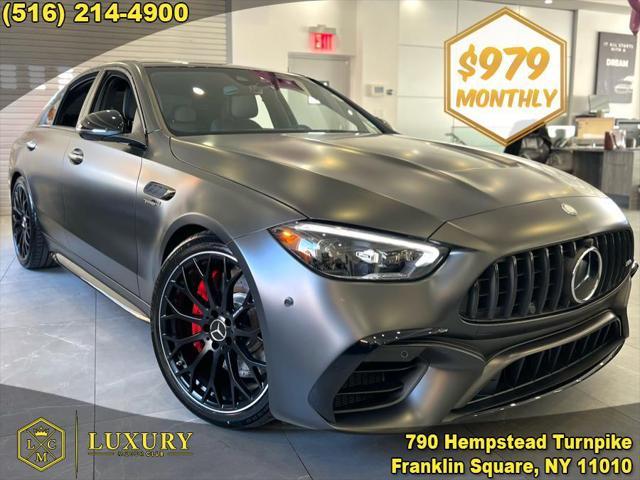 used 2024 Mercedes-Benz AMG C 63 car, priced at $79,850