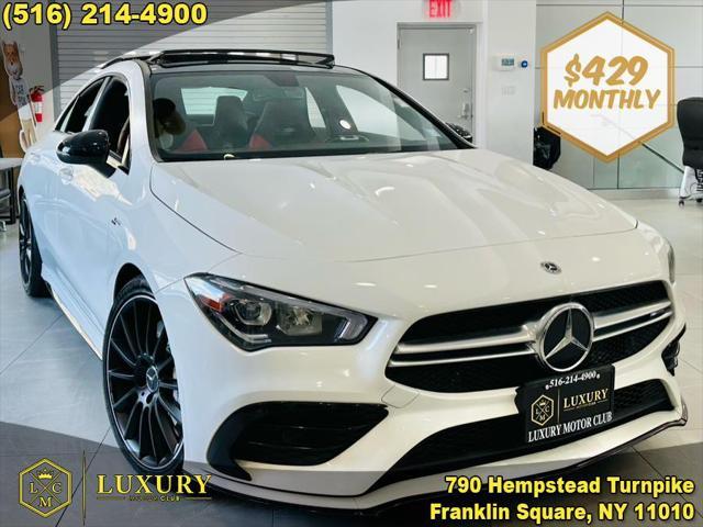 used 2021 Mercedes-Benz AMG CLA 35 car, priced at $35,850