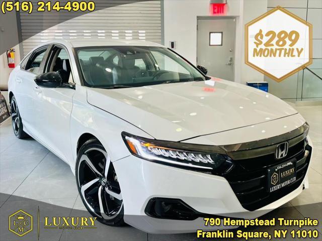 used 2021 Honda Accord car, priced at $19,350