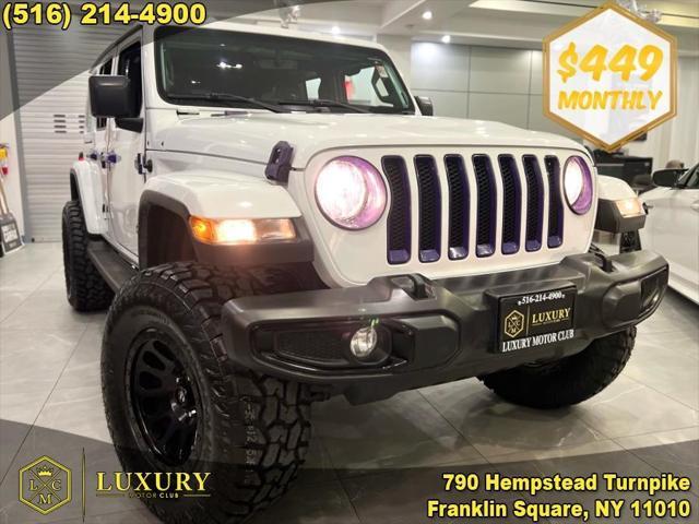 used 2022 Jeep Wrangler Unlimited car, priced at $33,850