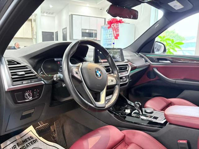 used 2022 BMW X3 car, priced at $27,750