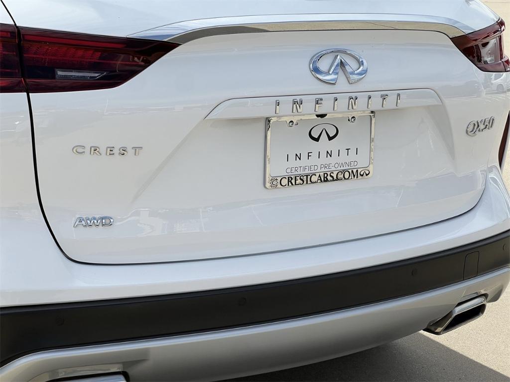 used 2025 INFINITI QX50 car, priced at $37,985
