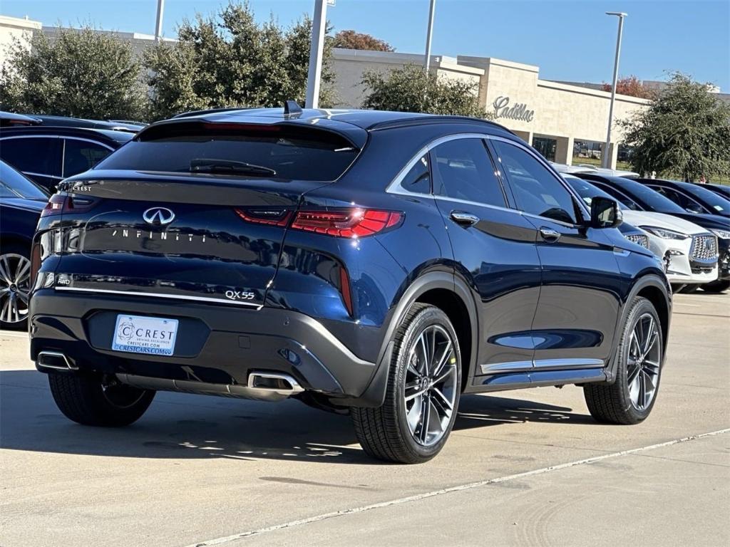 new 2025 INFINITI QX55 car, priced at $61,772