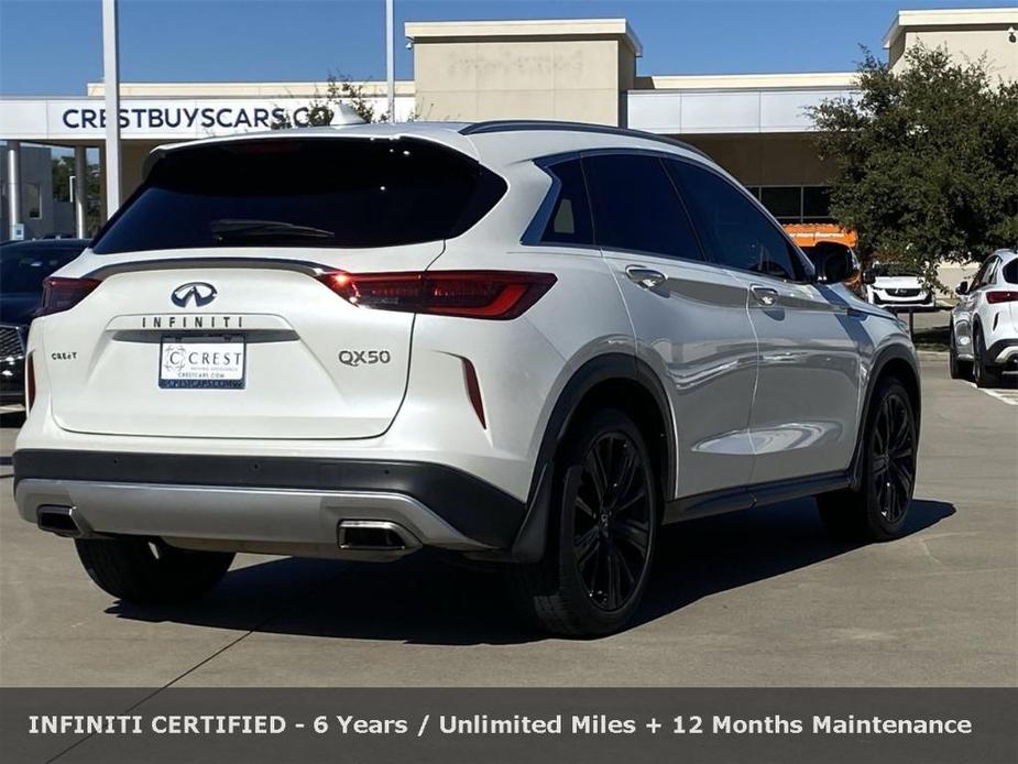 used 2021 INFINITI QX50 car, priced at $28,444