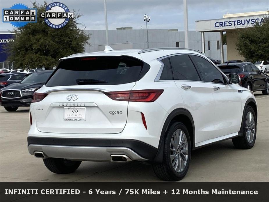 used 2024 INFINITI QX50 car, priced at $35,988