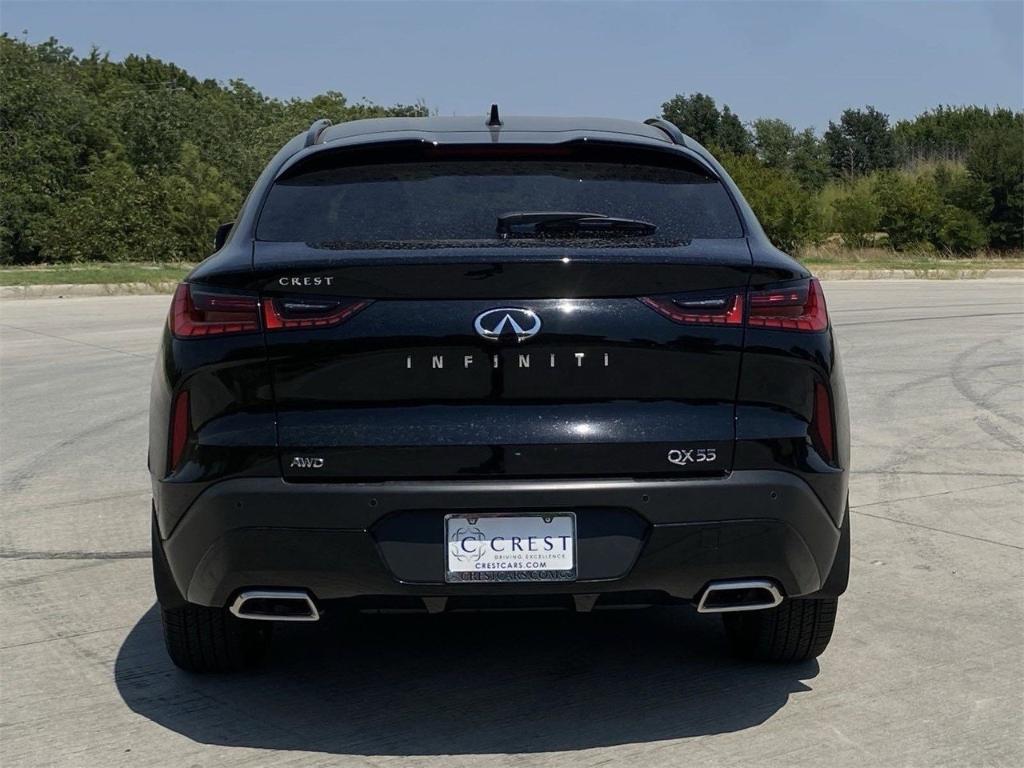 new 2025 INFINITI QX55 car, priced at $53,834