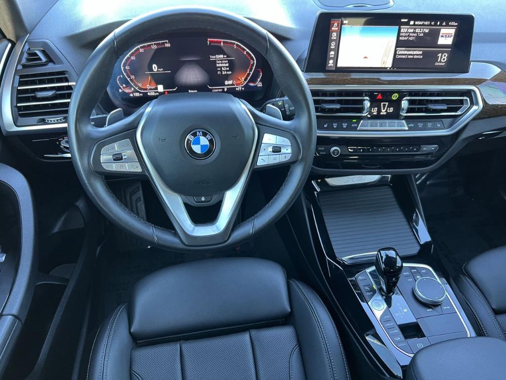 used 2023 BMW X3 car, priced at $31,485