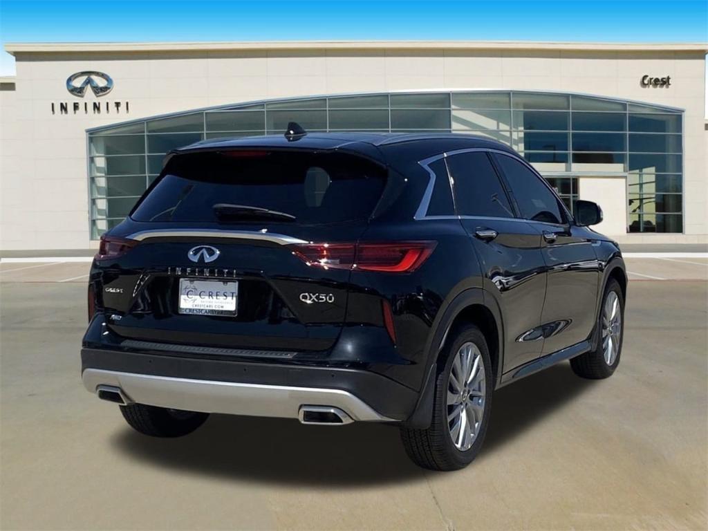 new 2025 INFINITI QX50 car, priced at $47,562