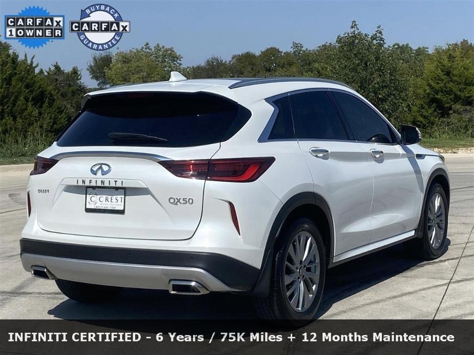 used 2023 INFINITI QX50 car, priced at $32,888