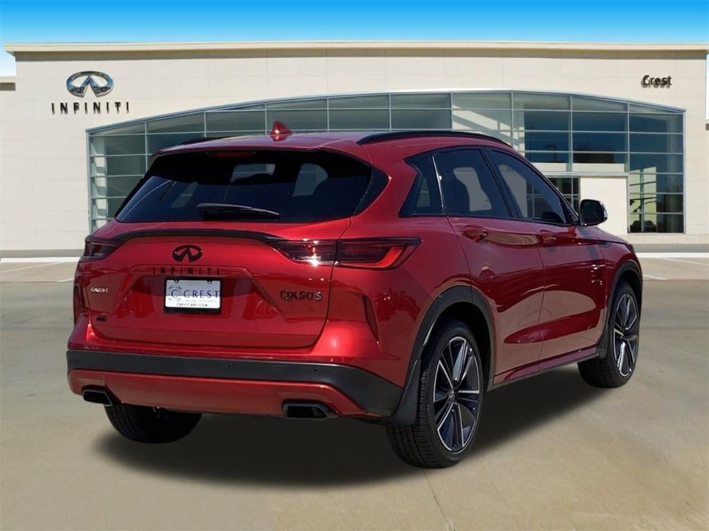 new 2025 INFINITI QX50 car, priced at $52,022