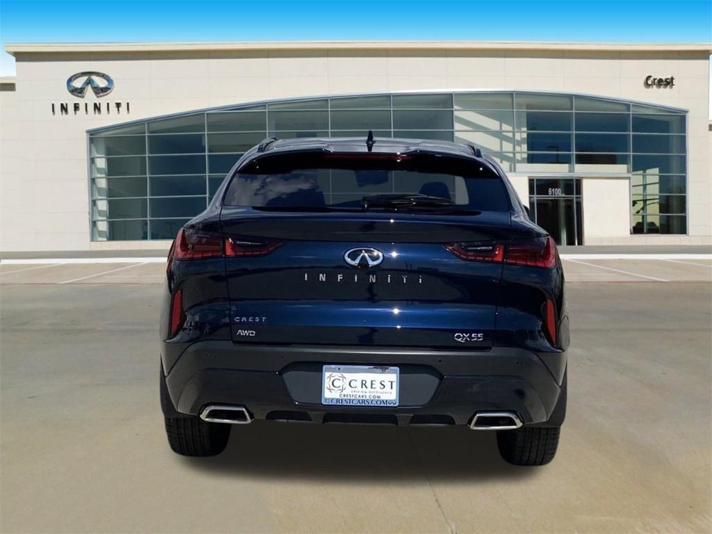 new 2025 INFINITI QX55 car, priced at $52,875