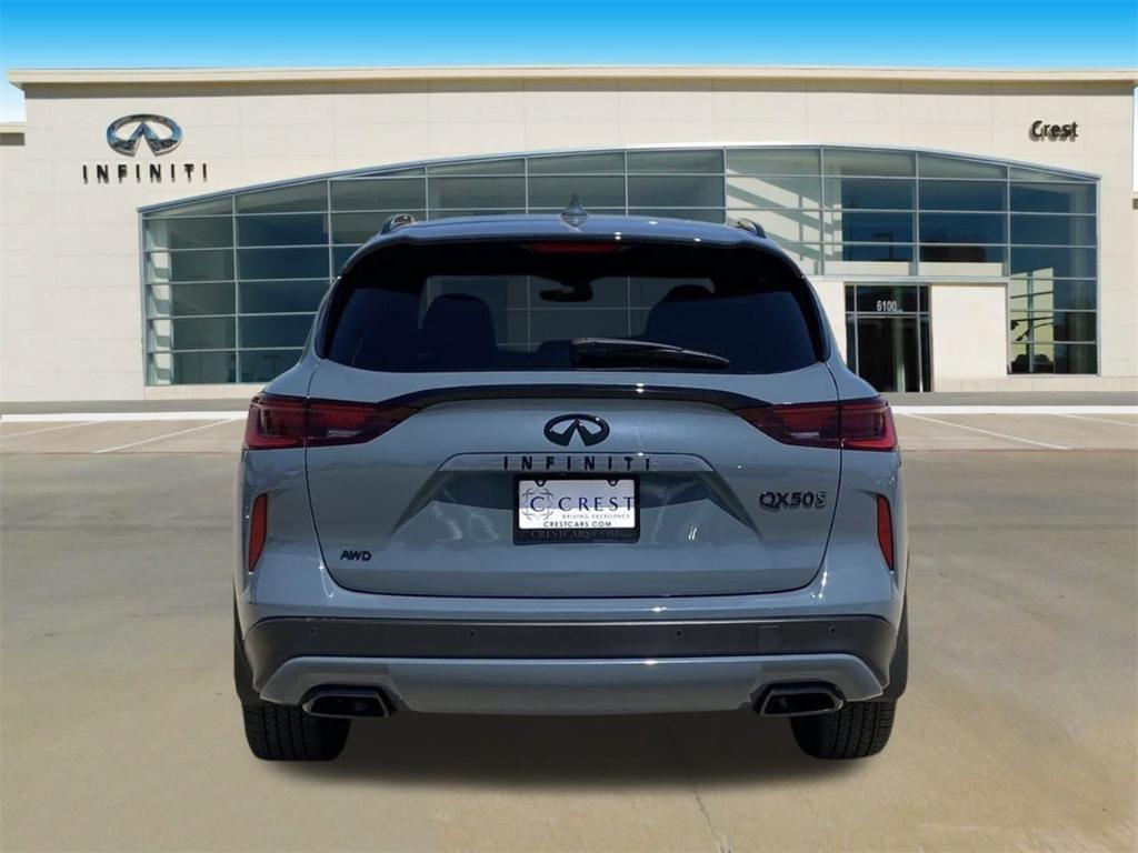 new 2025 INFINITI QX50 car, priced at $52,450