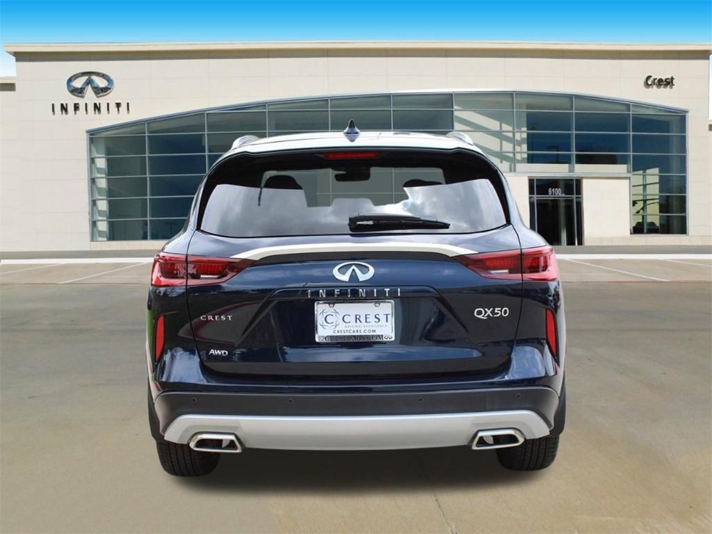 new 2025 INFINITI QX50 car, priced at $51,158