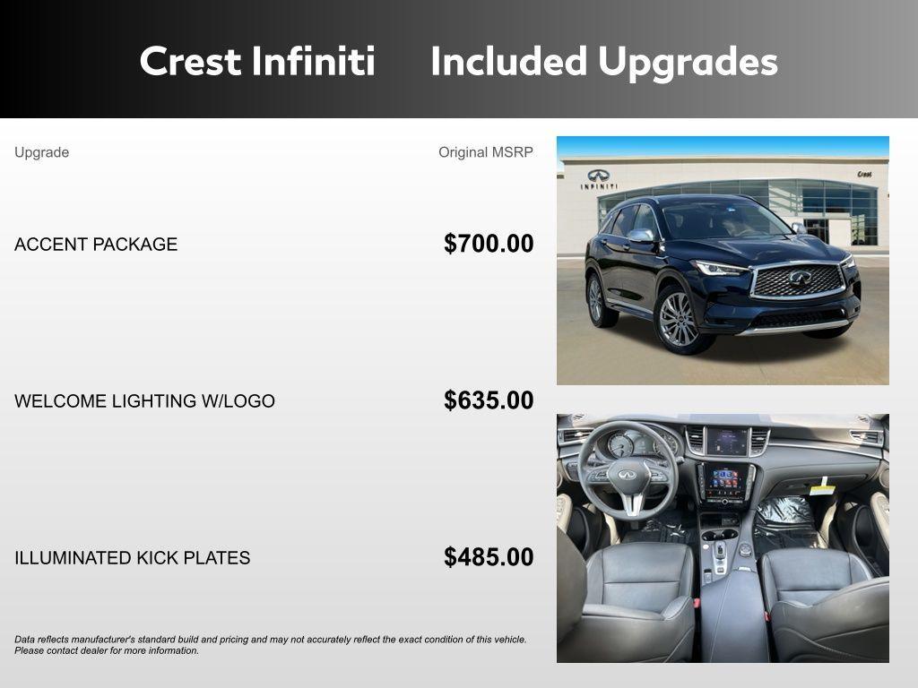 used 2024 INFINITI QX50 car, priced at $31,985